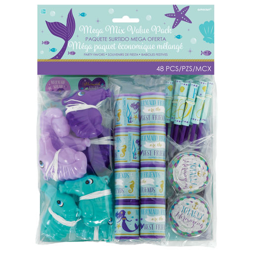 Picture of MERMAID WISHES PARTY FAVOUR PACK - 48PK